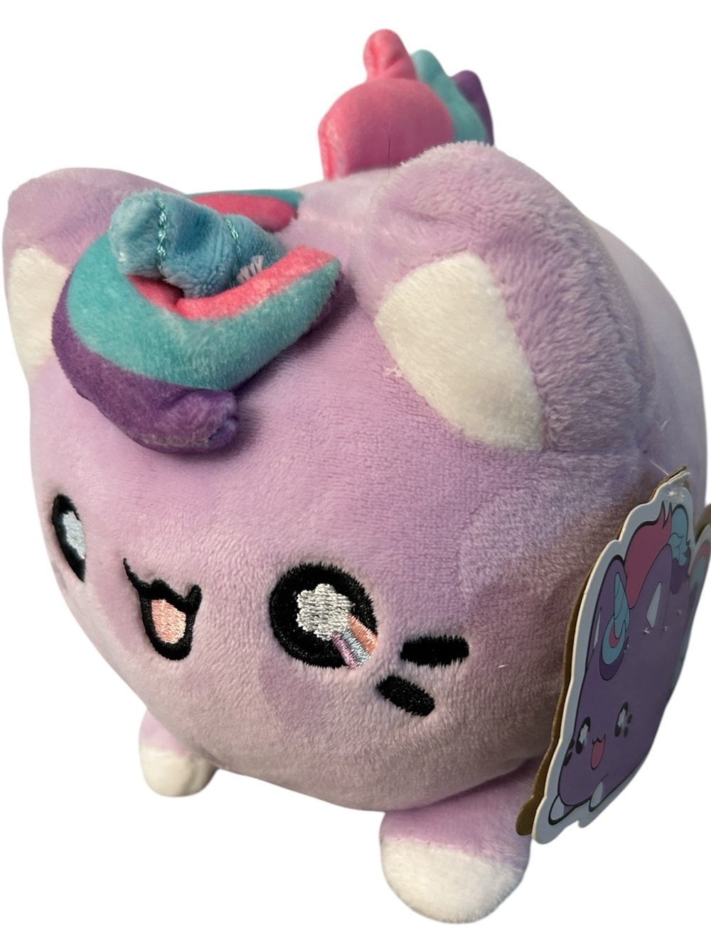 Aurora World Tasty Peach Lavender Dream Meowchi 7" plush toy NEW cat collectible